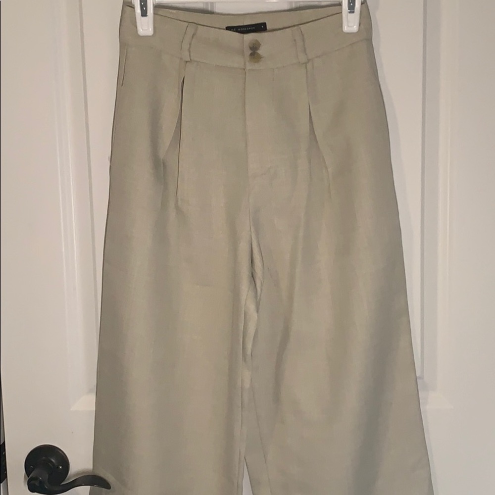 Libé High Waist Wide Leg Retro Trousers